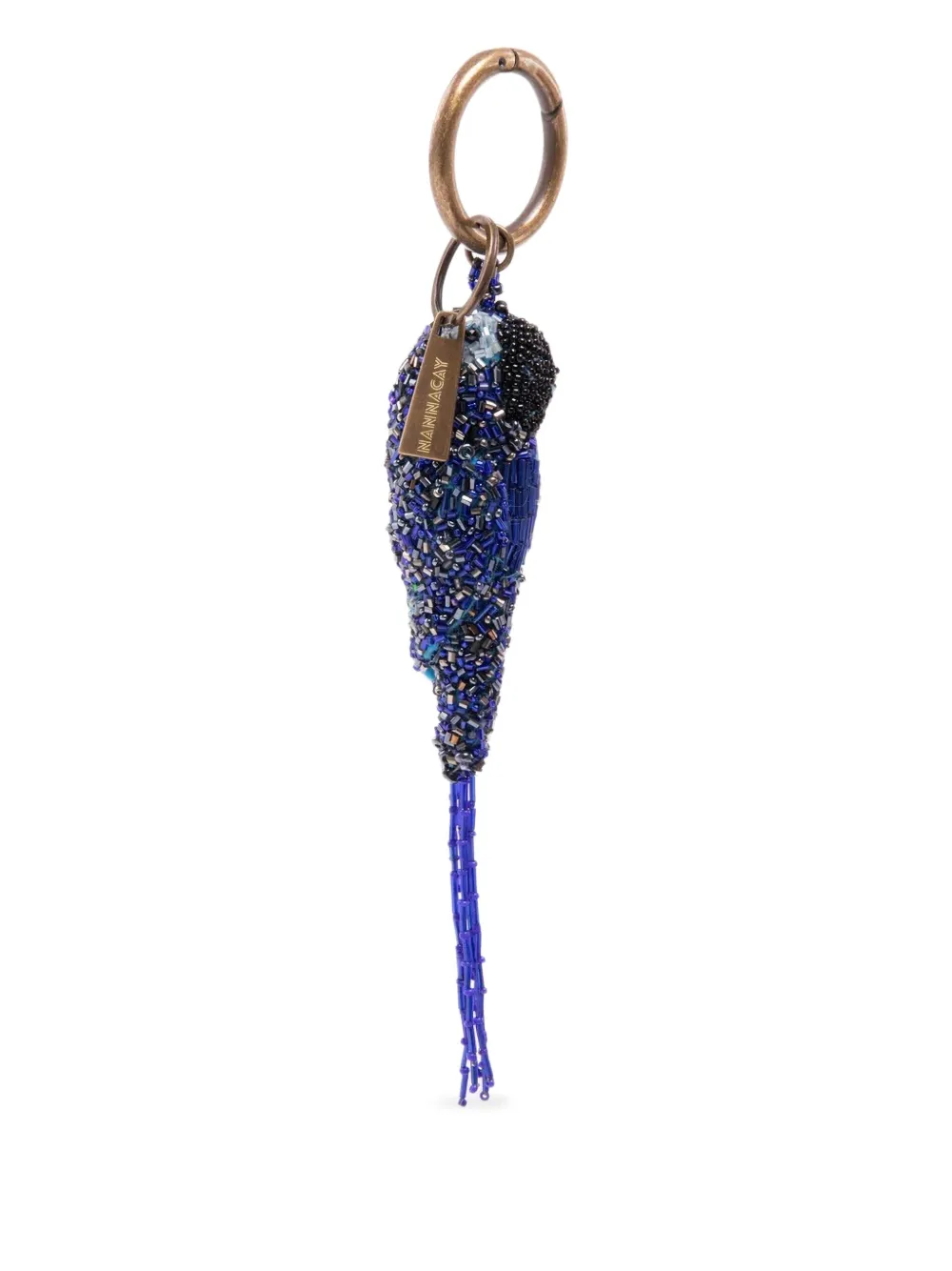 Nannacay bead-embellished parrot keyring | Women | Image 2