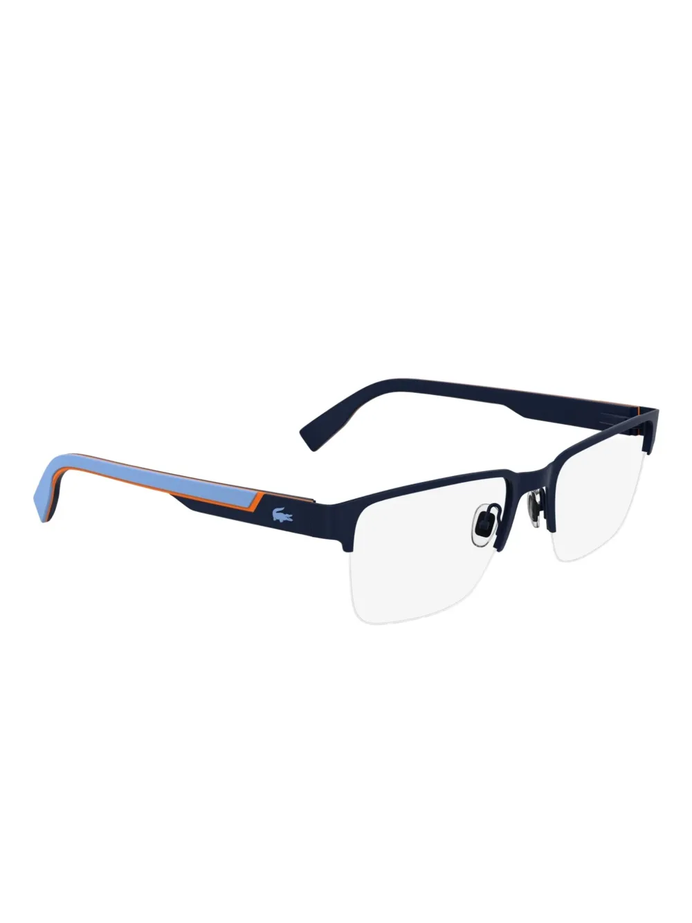 Lacoste Bril met rechthoekig montuur Blauw