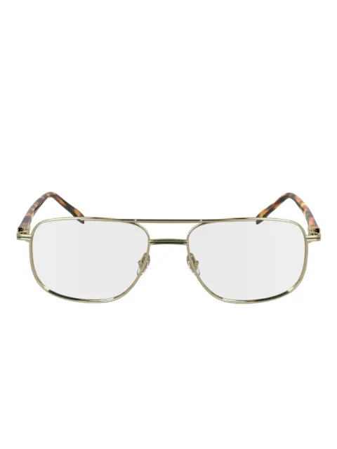 Lacoste lentes con armazón estilo piloto