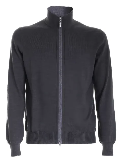 GIUUNO high-neck zip-up cardigan 