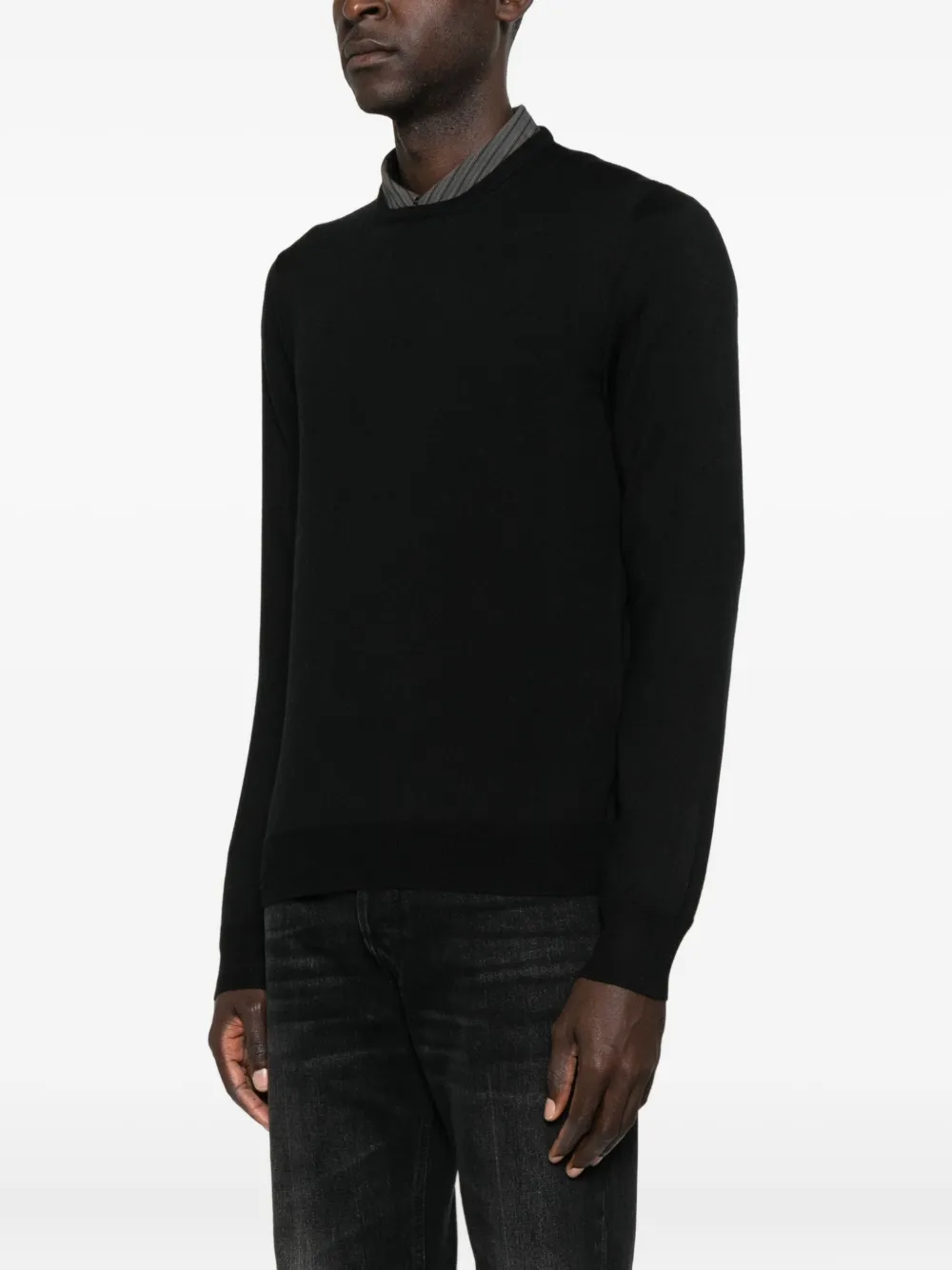  Giuuno Pull En Maille Fine - Noir 