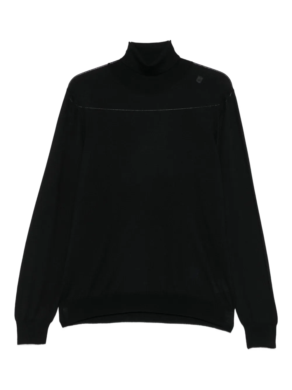 Giuuno Roll-neck Sweater In Black