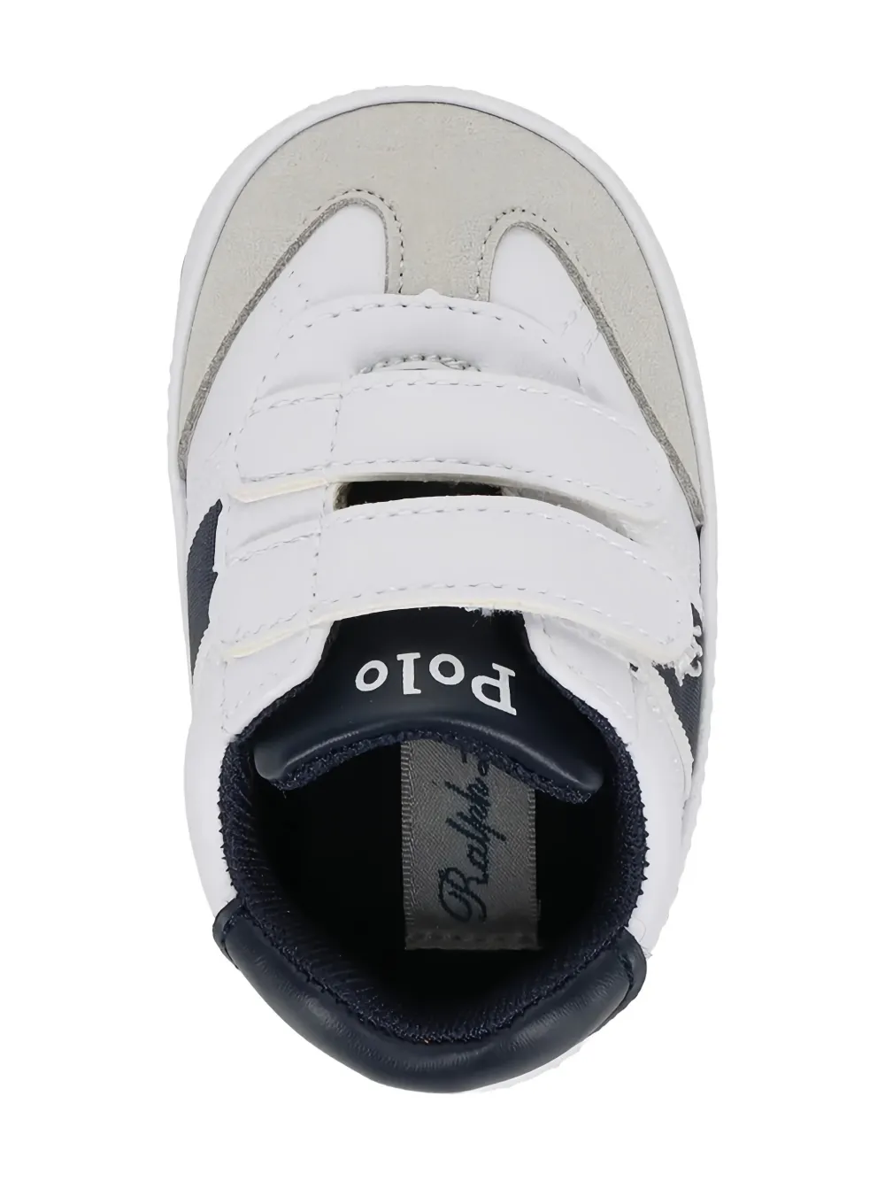 POLO RALPH LAUREN KIDS Heritage Court III sneakers met klittenband Wit