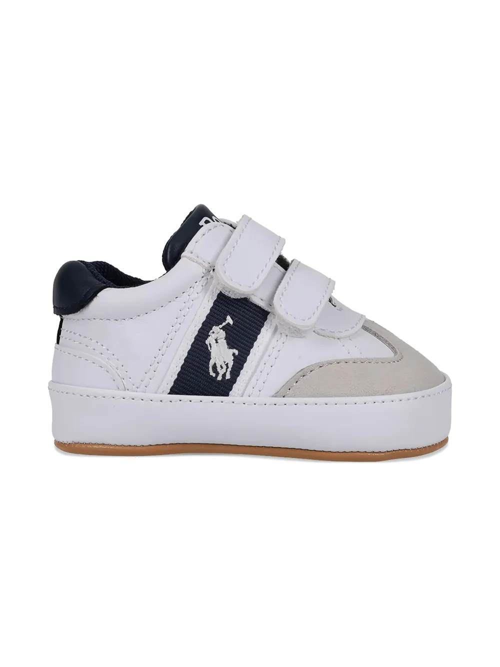 POLO RALPH LAUREN KIDS Heritage Court III touch-strap sneakers - Wit