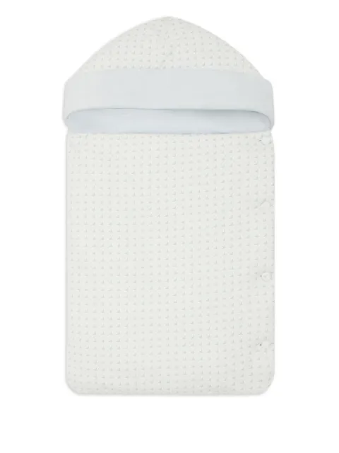 Emporio Armani Kids logo-pattern cotton sleep bag