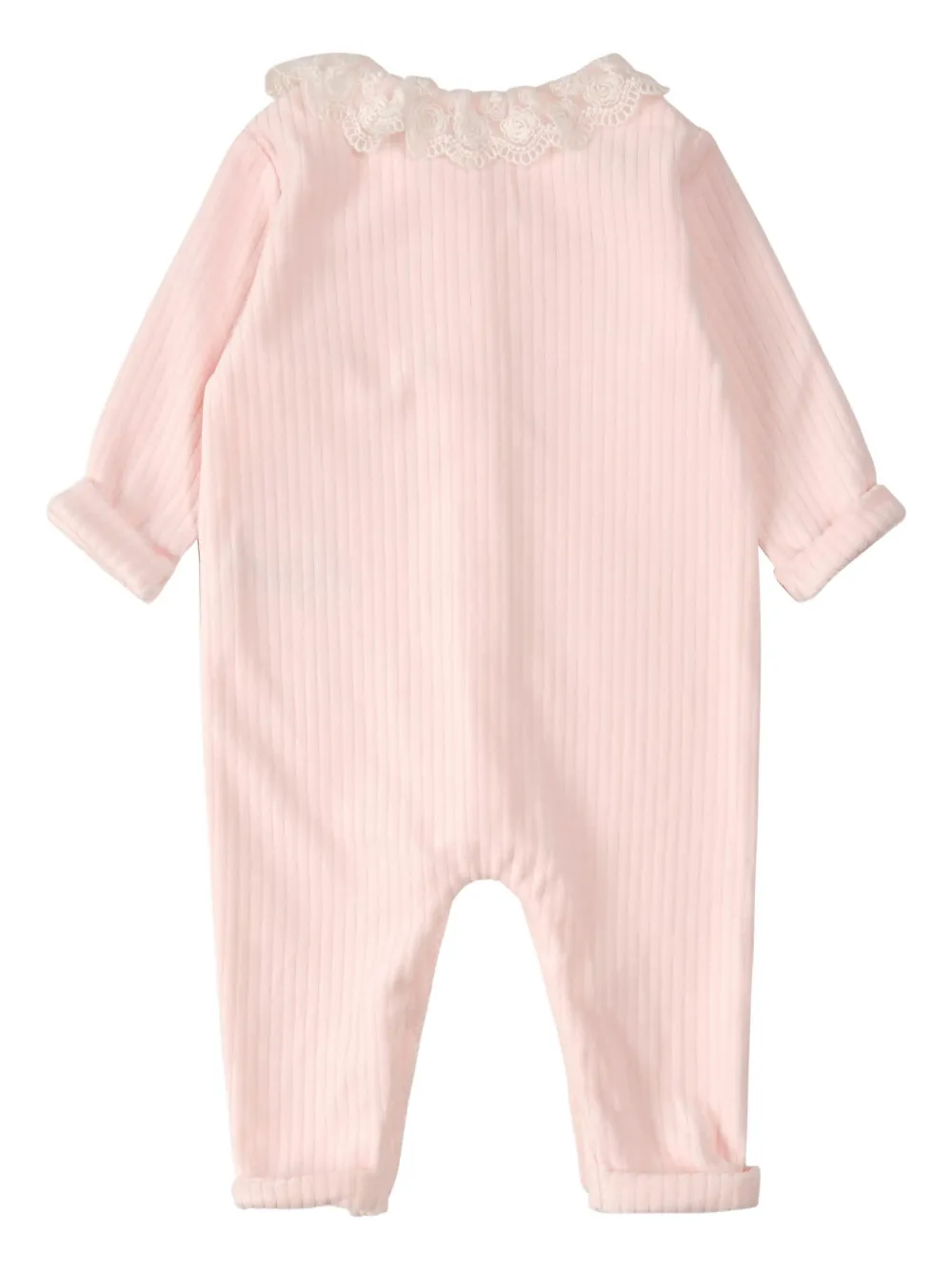 Tartine Et Chocolat lace-collar romper - Roze