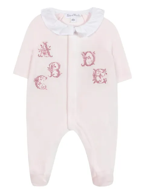 Tartine Et Chocolat pijama manga larga con detalles bordados