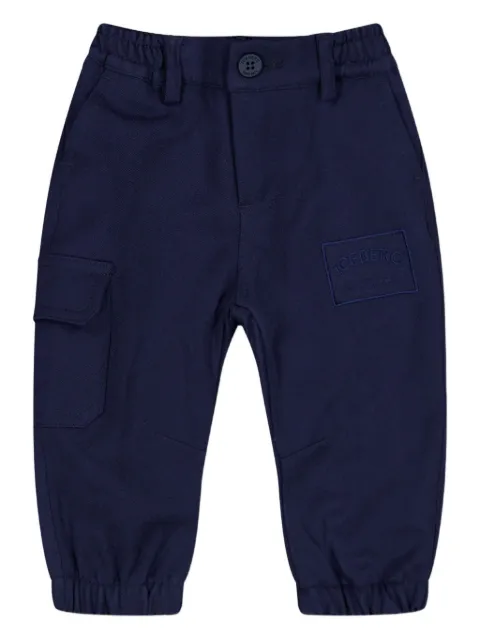 Iceberg Kids logo-patch cargo pants