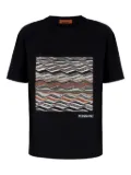 Missoni wave-pattern T-shirt - Black