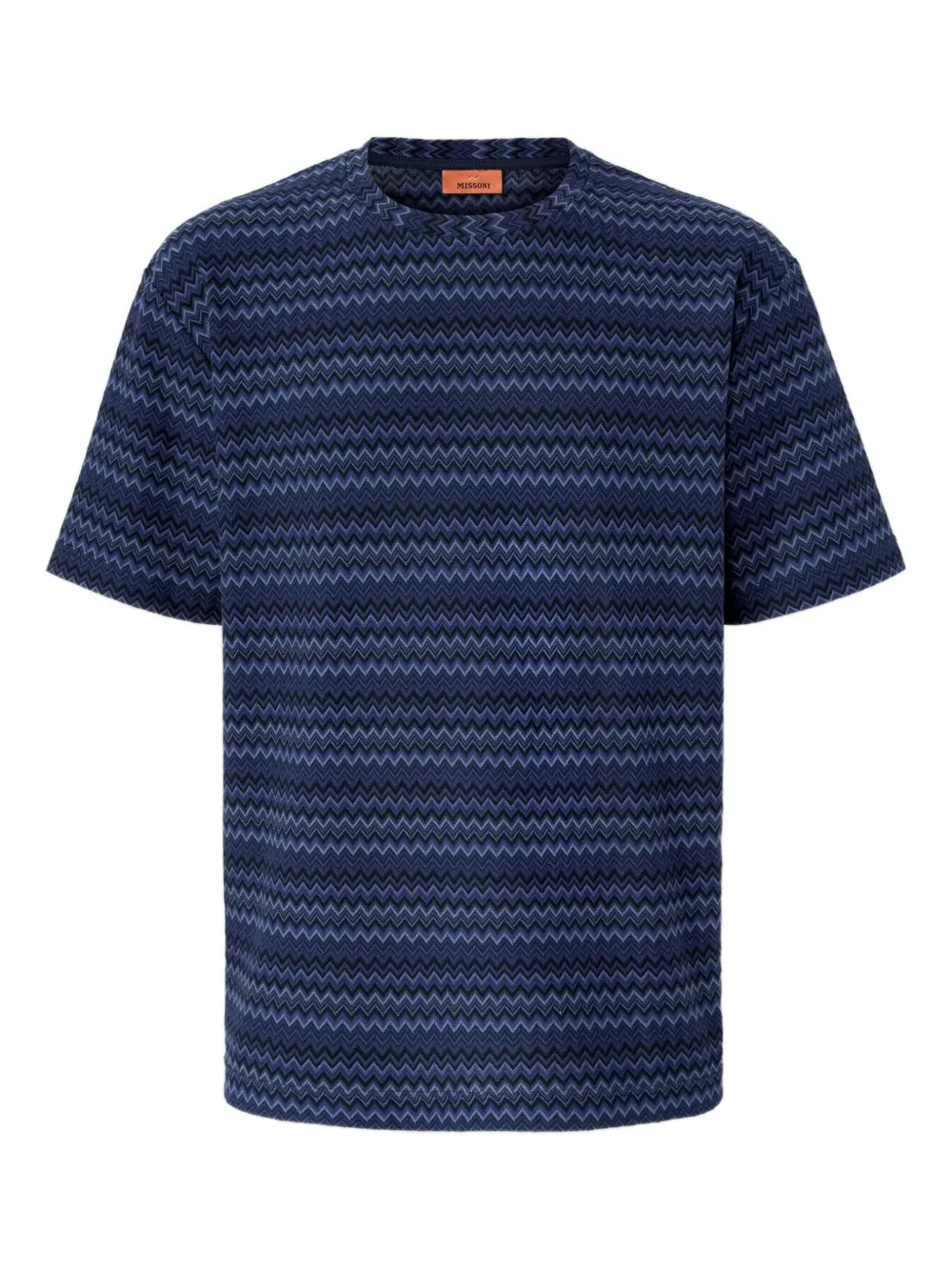 Missoni chevron-pattern T-shirt Blauw
