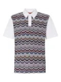 Missoni chevron-pattern polo shirt - Grey