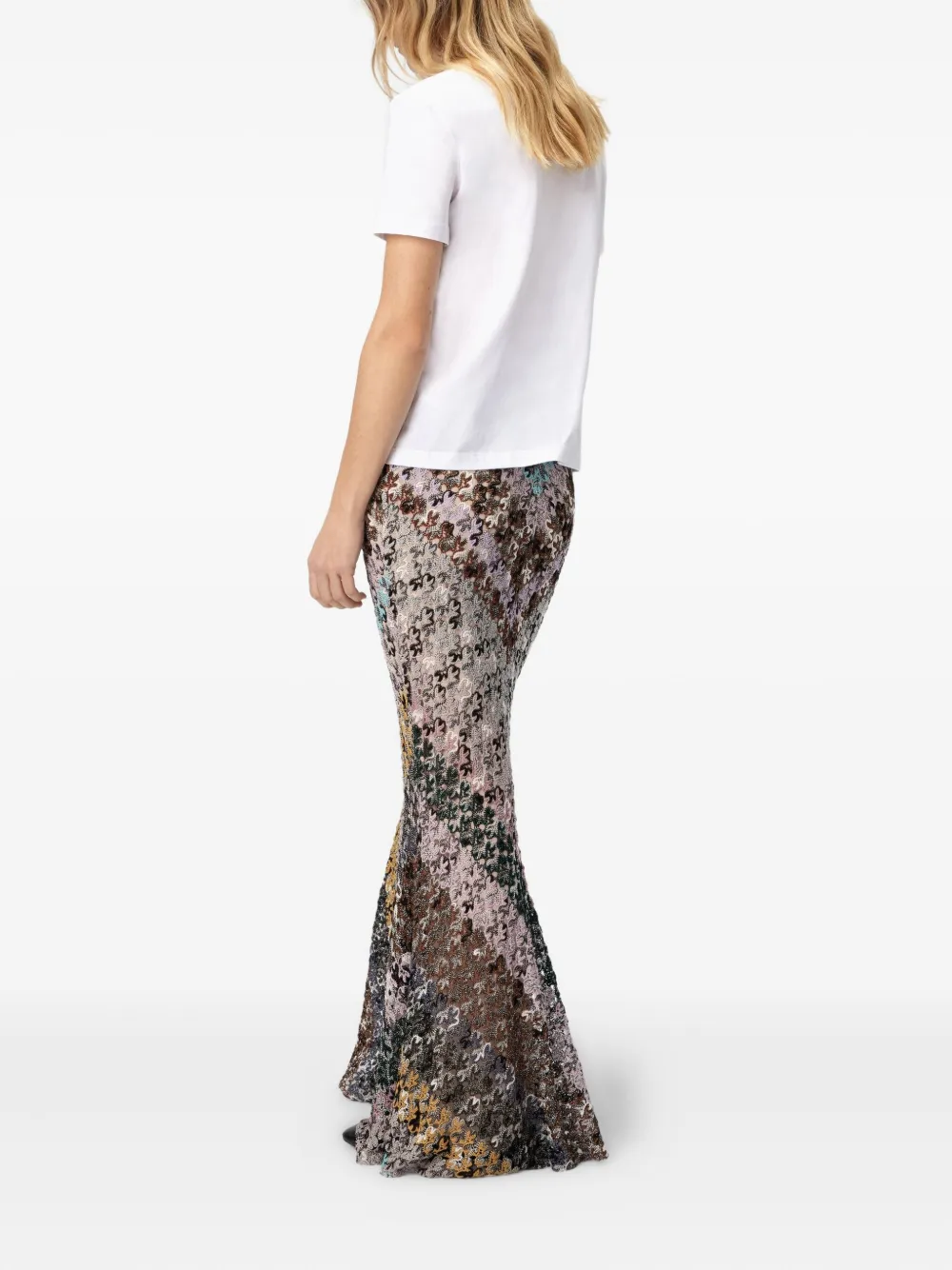 Missoni graphic-print T-shirt Wit