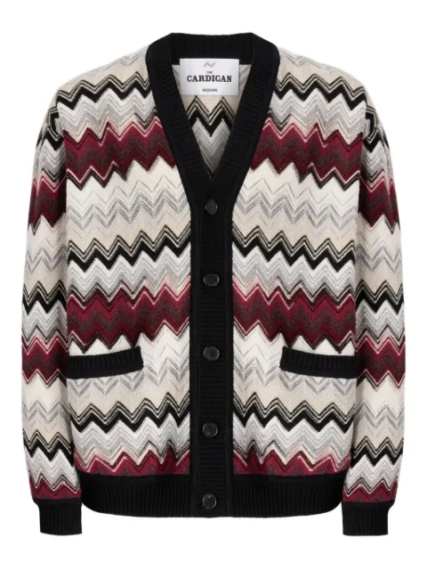 Missoni cárdigan con motivo chevron