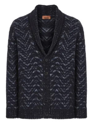 Valentino Garavani ロックスタッズ ケーブルニット カーディガン