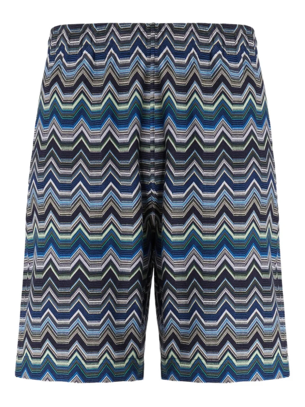 Missoni chevron-pattern deck shorts Blauw