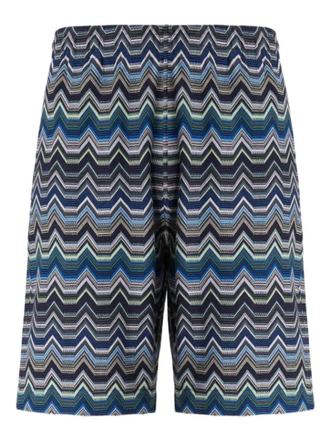 Missoni chevron-pattern deck shorts