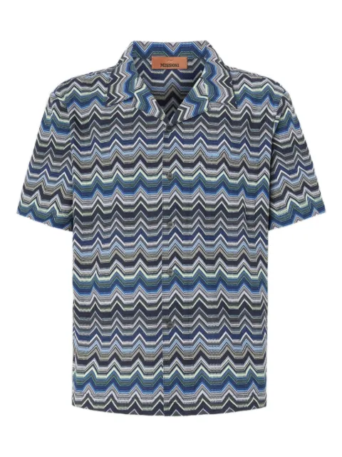 Missoni zig-zag short-sleeved shirt