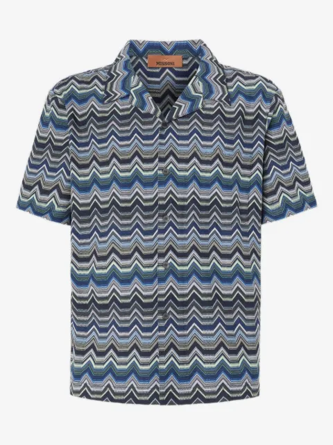 Missoni zigzag-knit shirt