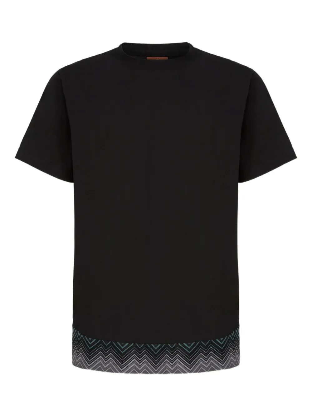 Missoni chevron-pattern T-shirt - ブラック Missoni chevron-pattern T-shirt - ブラック