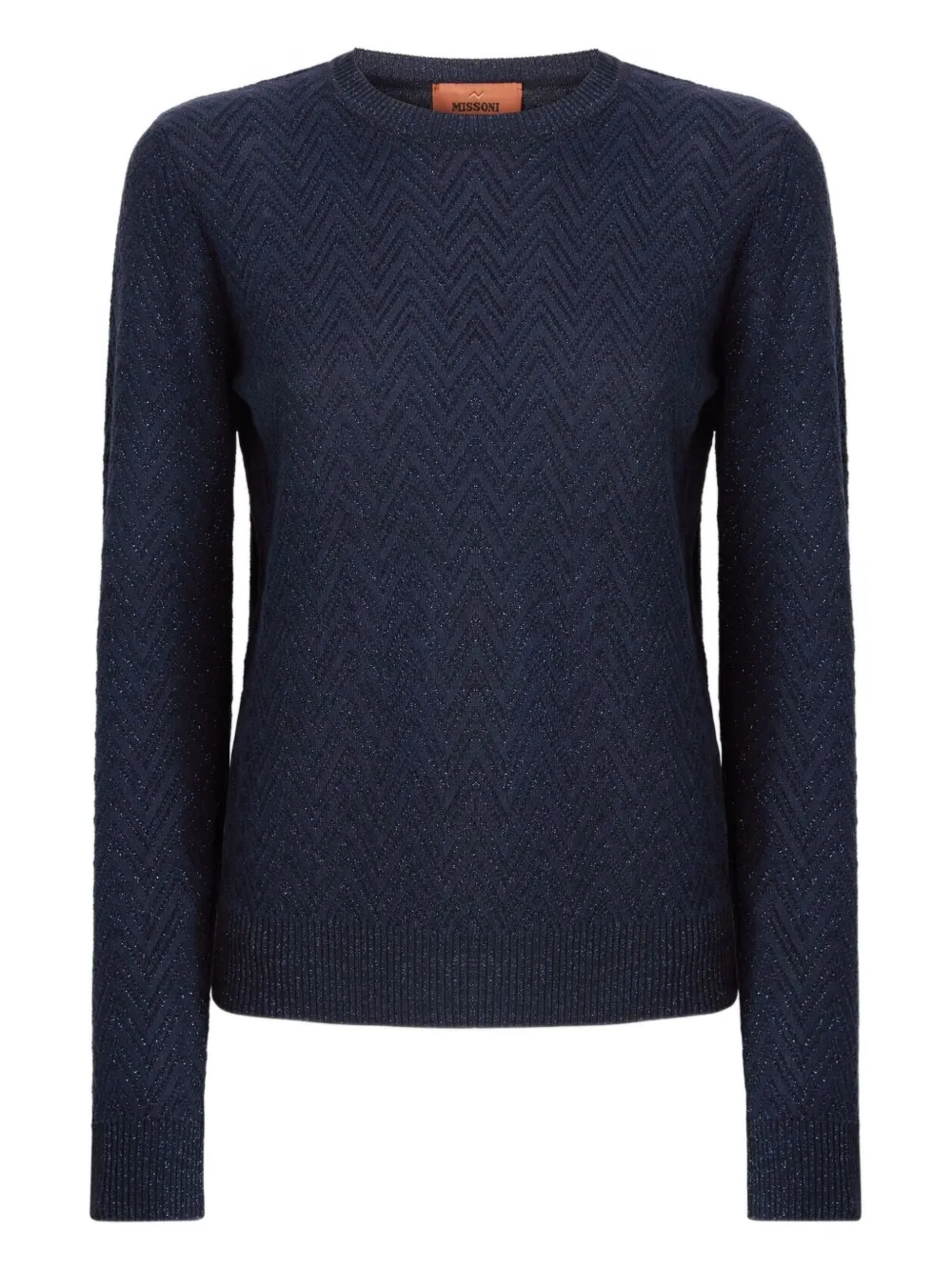 Missoni Trui met chevron patroon Blauw