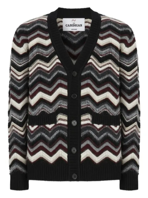 Missoni cárdigan con motivo chevron