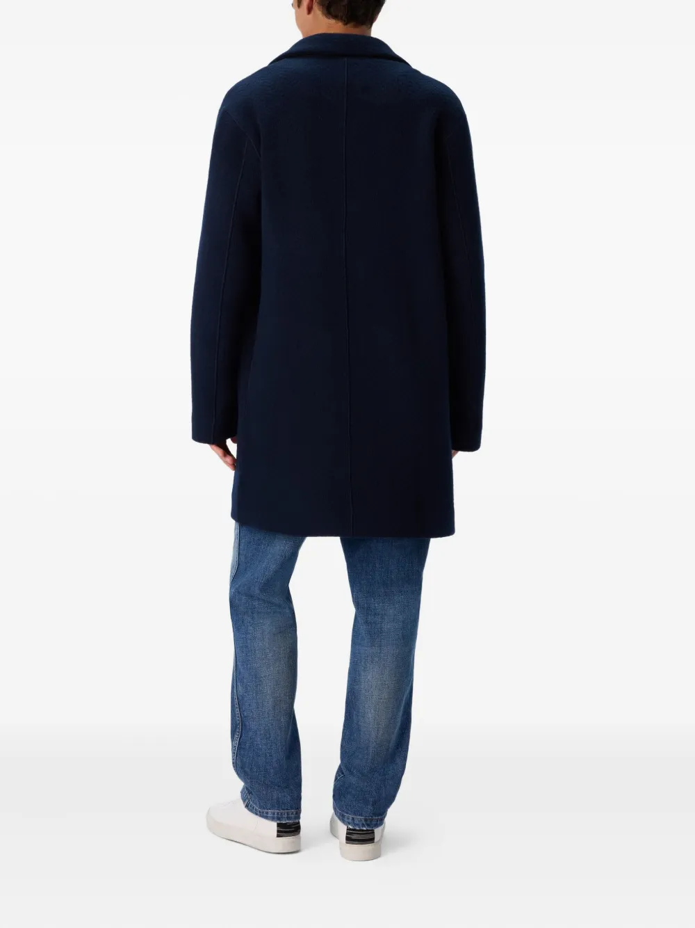 Missoni herringbone wool coat Blauw