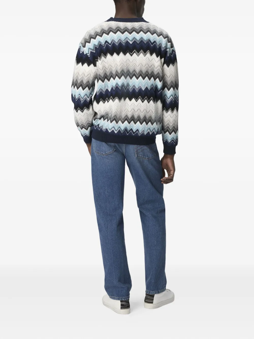 Missoni Vest met chevron patroon Zwart