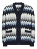 Missoni chevron-pattern cardigan - Black