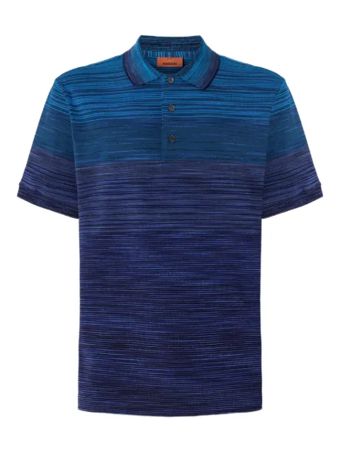 Missoni ombre striped polo shirt