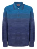 Missoni ombre-effect polo shirt - Blue