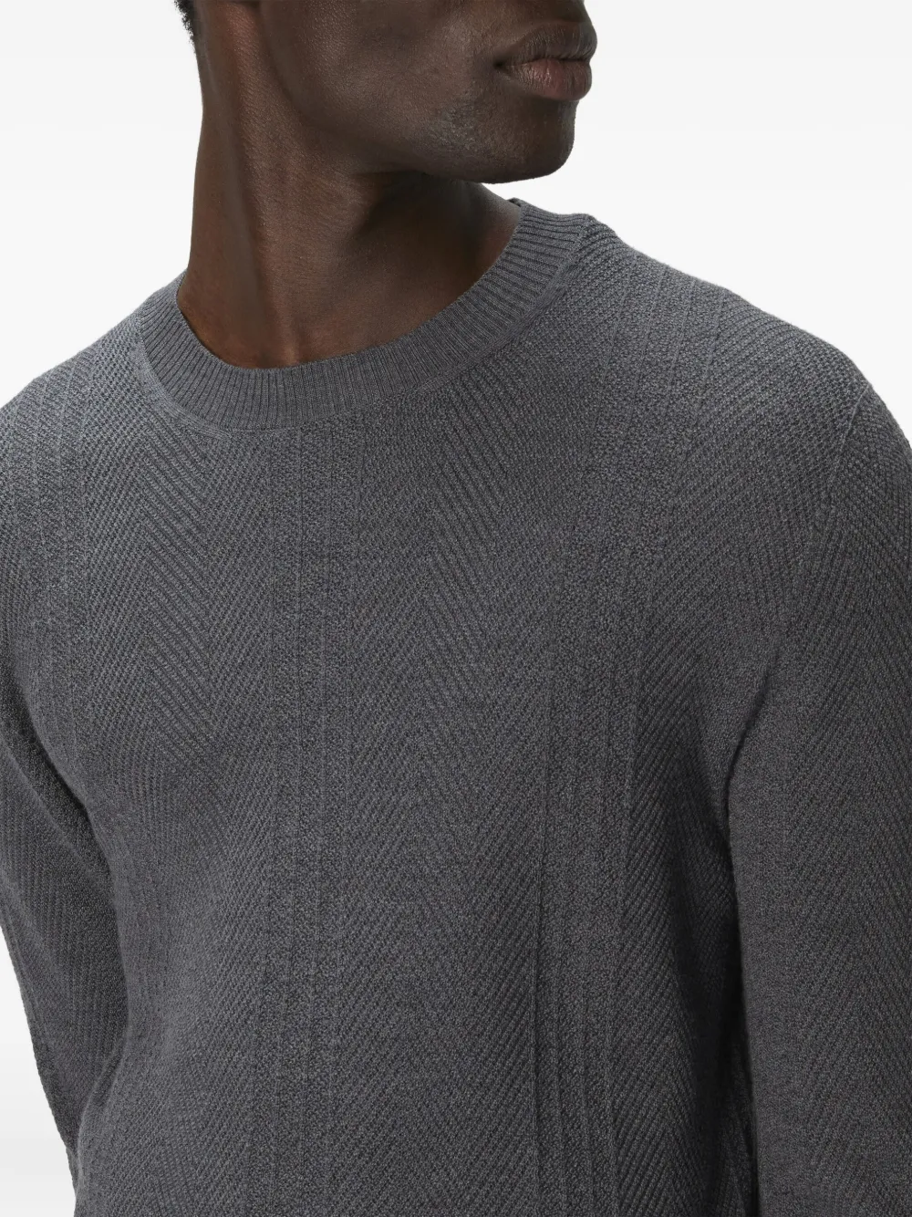 Missoni Kabelgebreide trui met visgraatpatroon Grijs