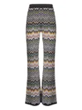 Missoni chevron-pattern flared trousers - White