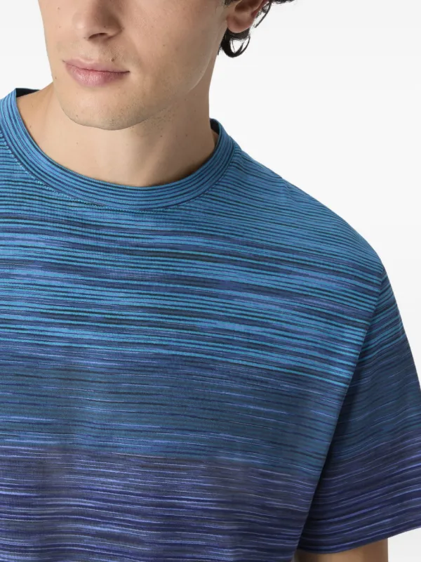 Missoni Ombre Striped t-shirt | Blue | FARFETCH