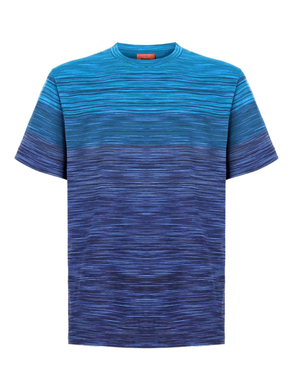 Missoni ombre striped t-shirt Blauw