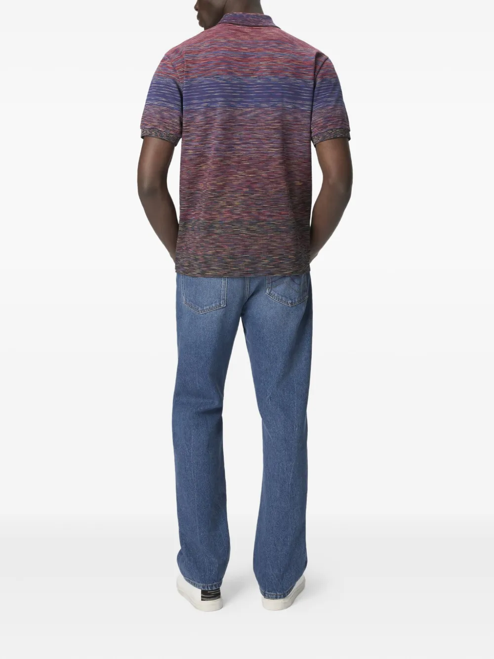 Missoni Gestreept poloshirt Rood