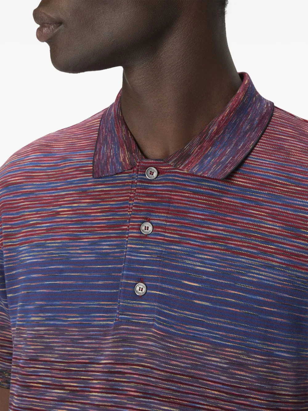 Missoni Gestreept poloshirt Rood