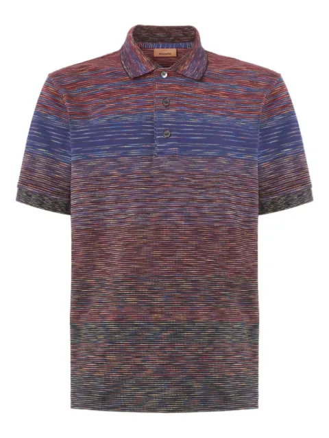 Missoni striped-pattern polo shirt
