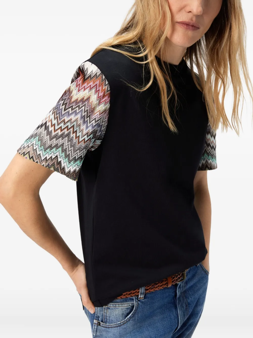 Missoni Top met zigzag patroon Zwart