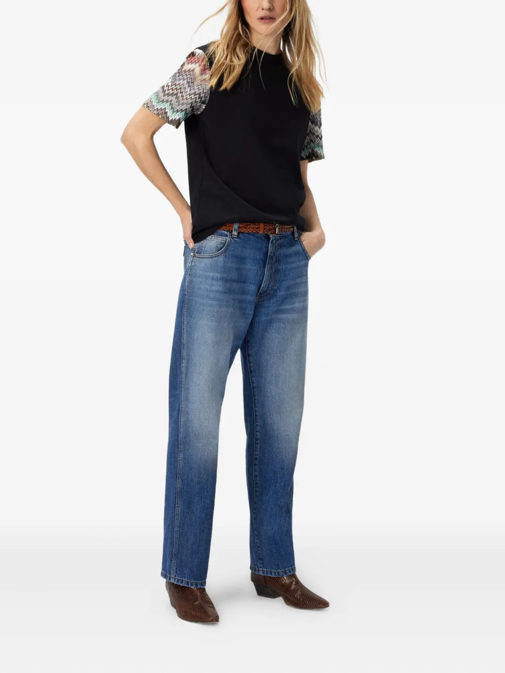 Missoni Top met zigzag patroon Zwart