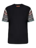 Missoni zig-zag sleeve top - Black