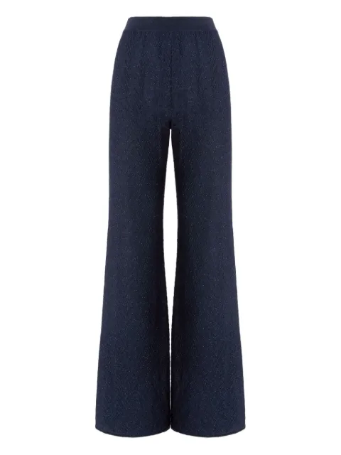 Missoni zigzag pattern flared trousers