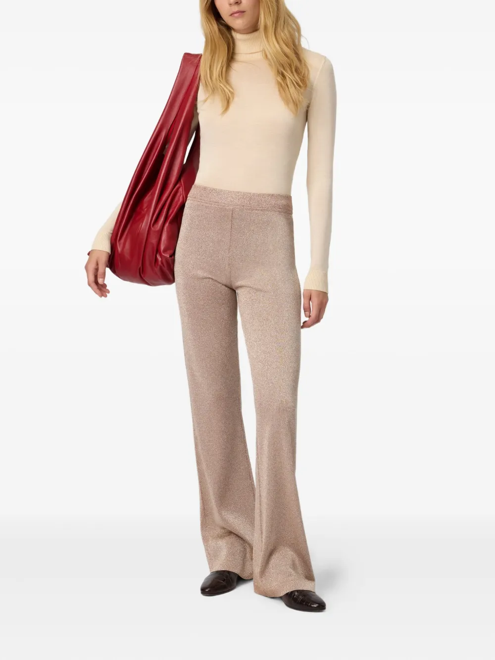 Missoni Flared broek met glitters - Roze