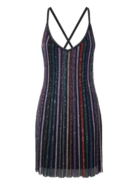 Missoni sequin-striped mini dress