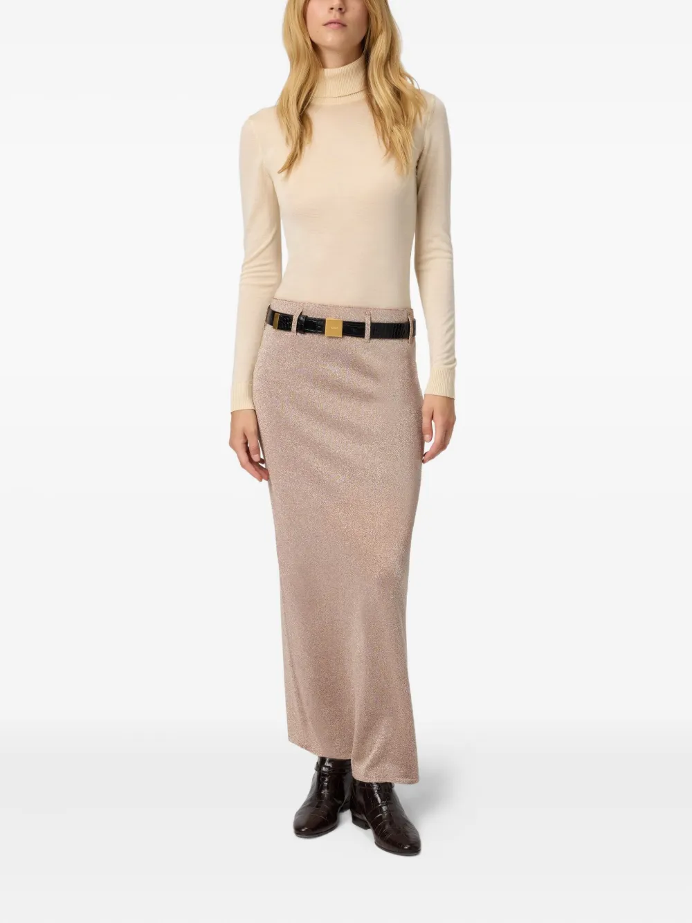 Missoni metallic knit skirt Roze