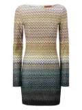 Missoni ombre-knit mini dress - Neutrals