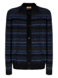 Missoni chevron-pattern cardigan - Black