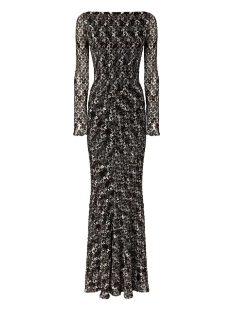 Missoni floral-lace long-sleeve maxi dress