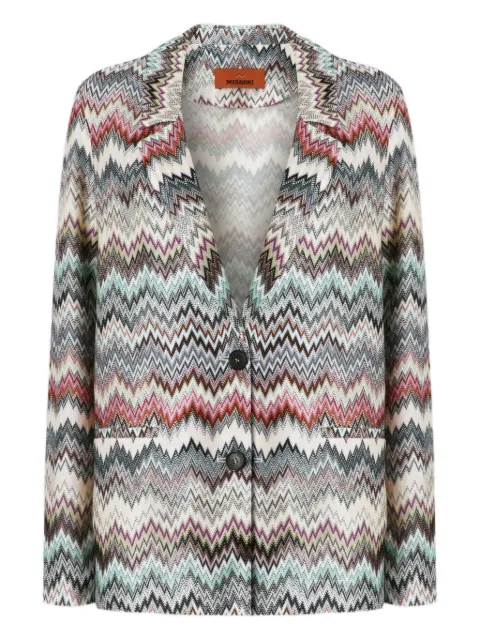 Missoni chevron-pattern blazer