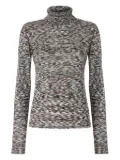 Missoni roll-neck knit sweater - Black