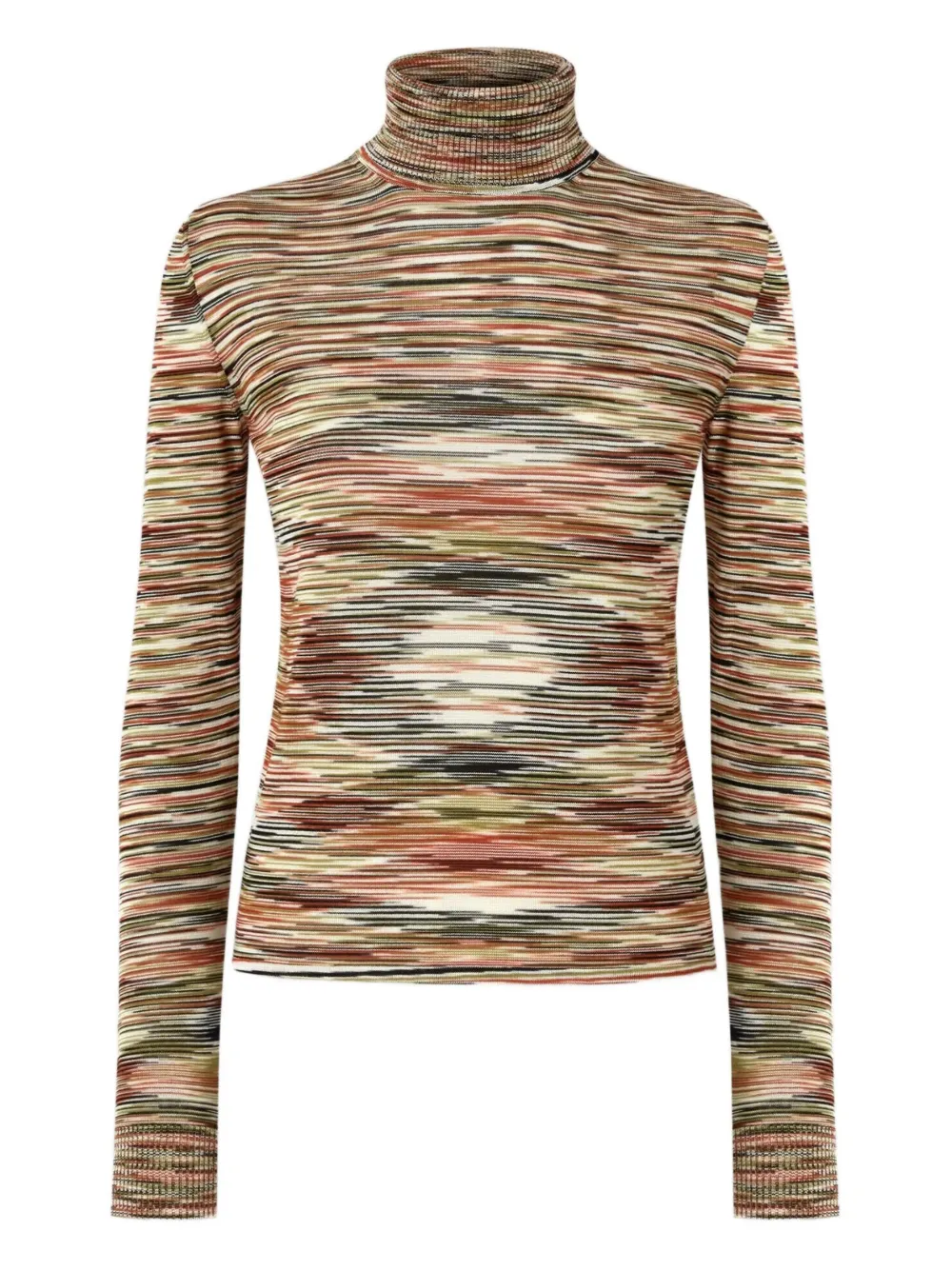Missoni roll-neck knit sweater - Nero